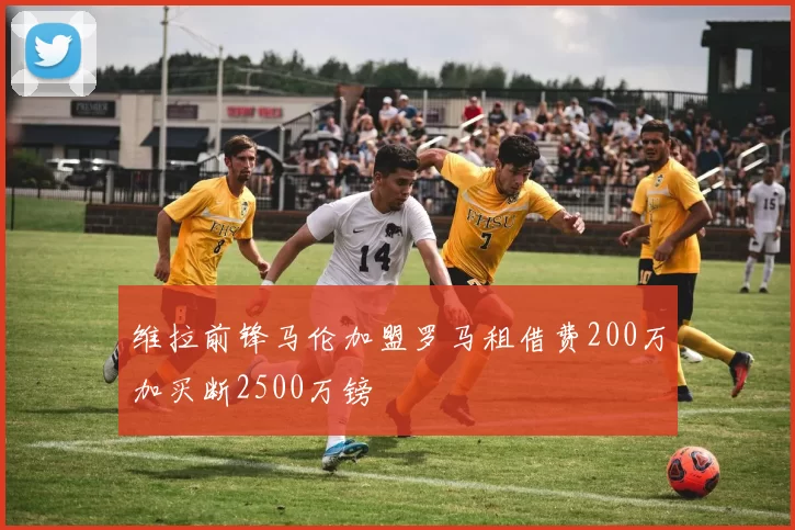 维拉前锋马伦加盟罗马租借费200万加买断2500万镑